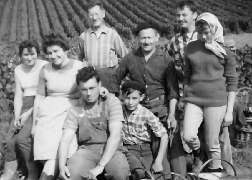 Champagne Bourgeois Hartmann vendanges N/B